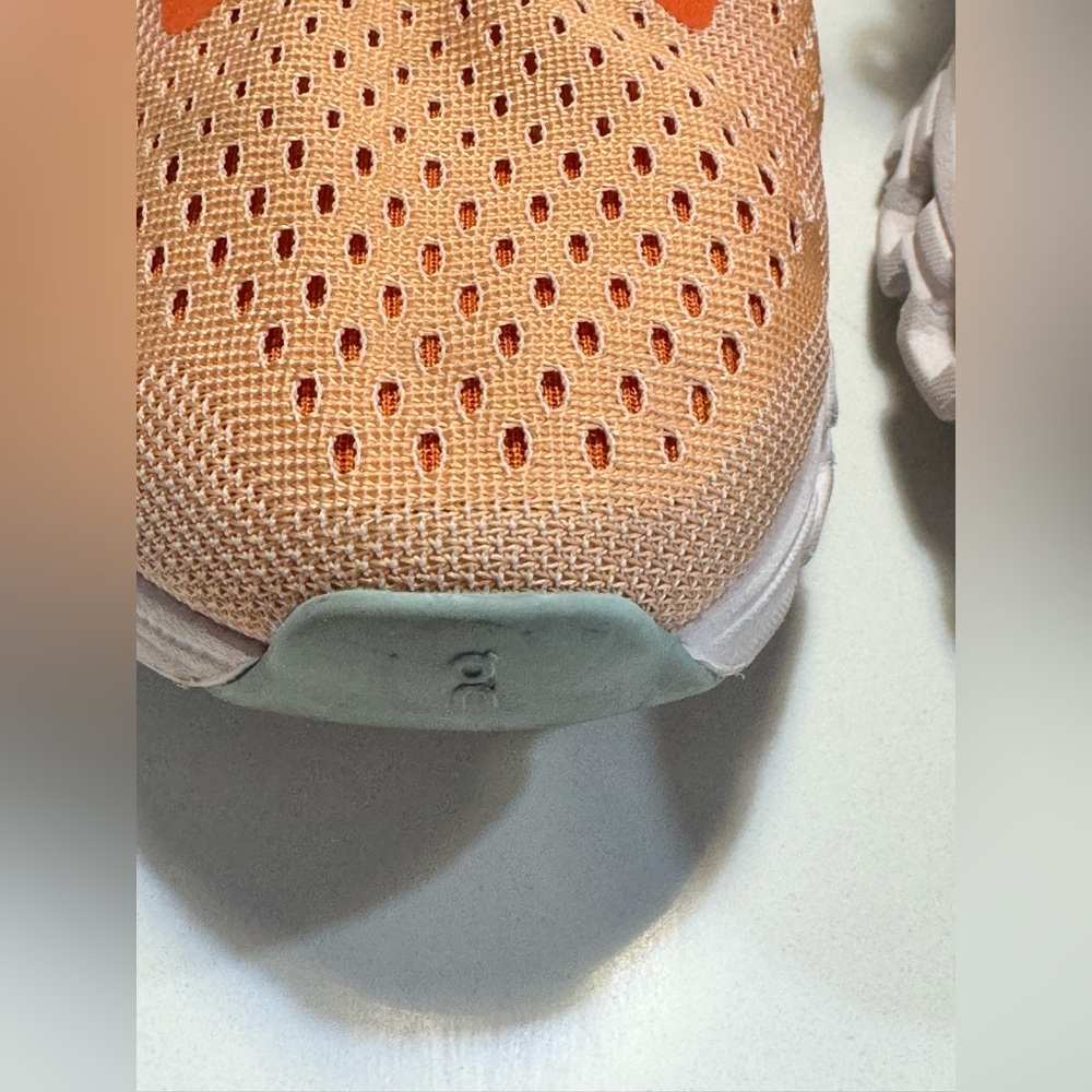 On Cloudswift Shoes Womens Size 8.5 Orange White Helion CloudTec Road Running - Picture 6 of 10
